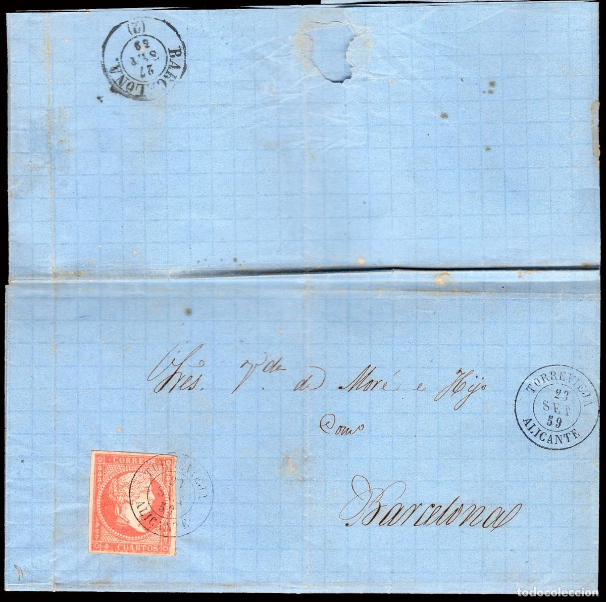 Sellos: Alicante - Edi o 48 - Carta Mat Fecha Tp. II &rdquo;Torrevieja&rdquo;