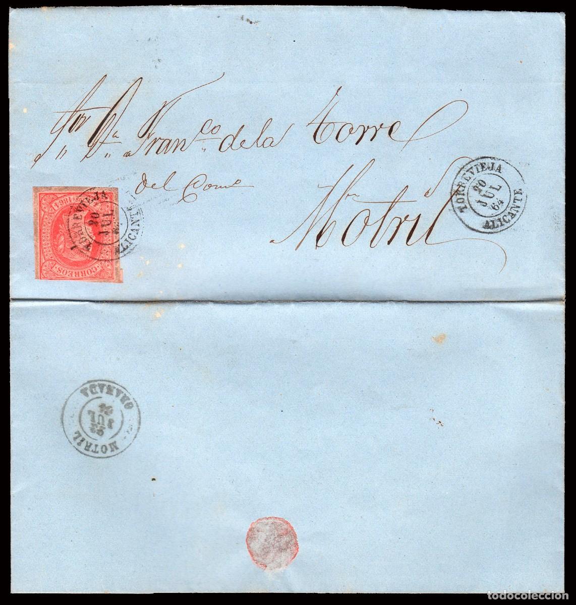 Sellos: Alicante - Edi o 64 - Carta Mat Fech. Tp. II &rdquo;Torrevieja&rdquo;