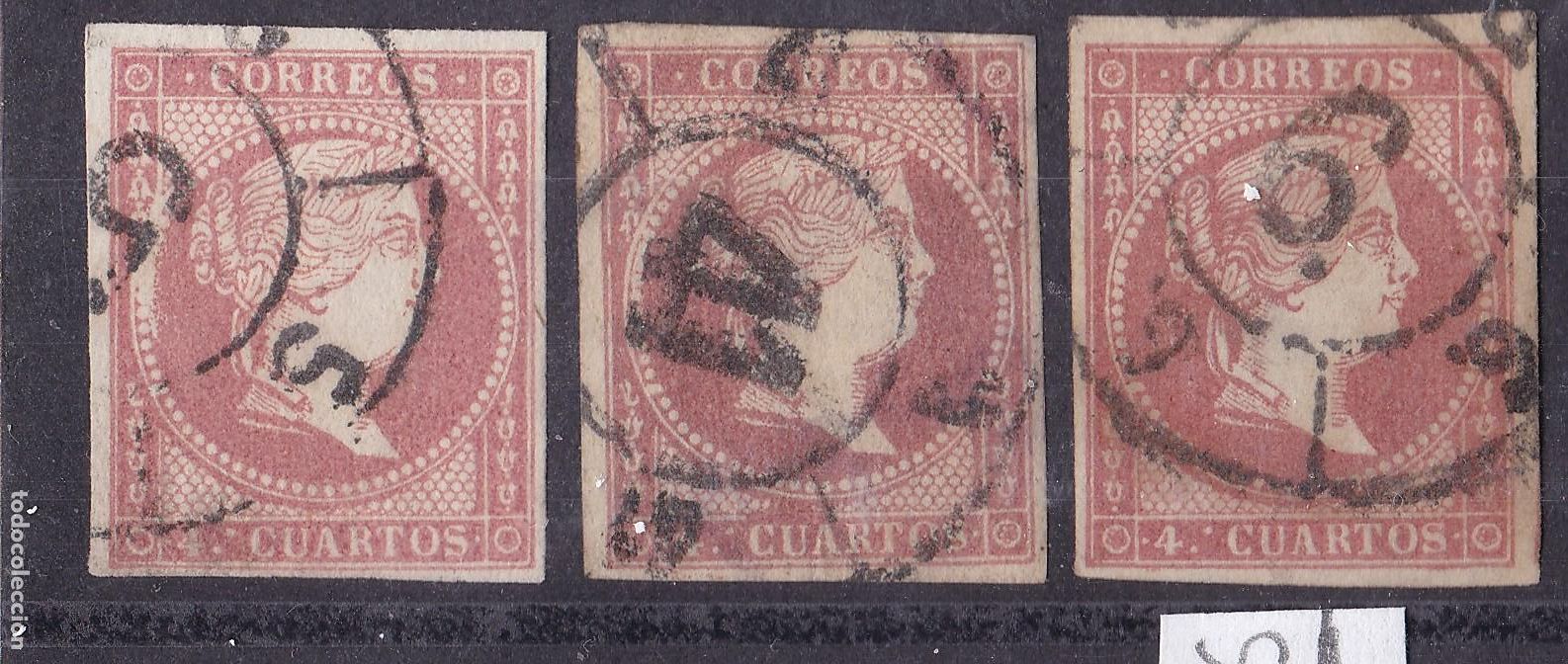 Sellos: AA4-Cl&aacute;sicos Edifil 48 x 3 Sellos . VARIEDAD CLICHE