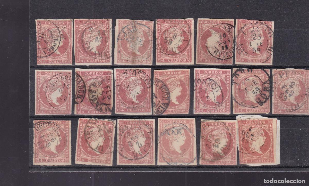 Sellos: AA39- Cl&aacute;sicos Edifil 48 x 19 Sellos FECHADORES
