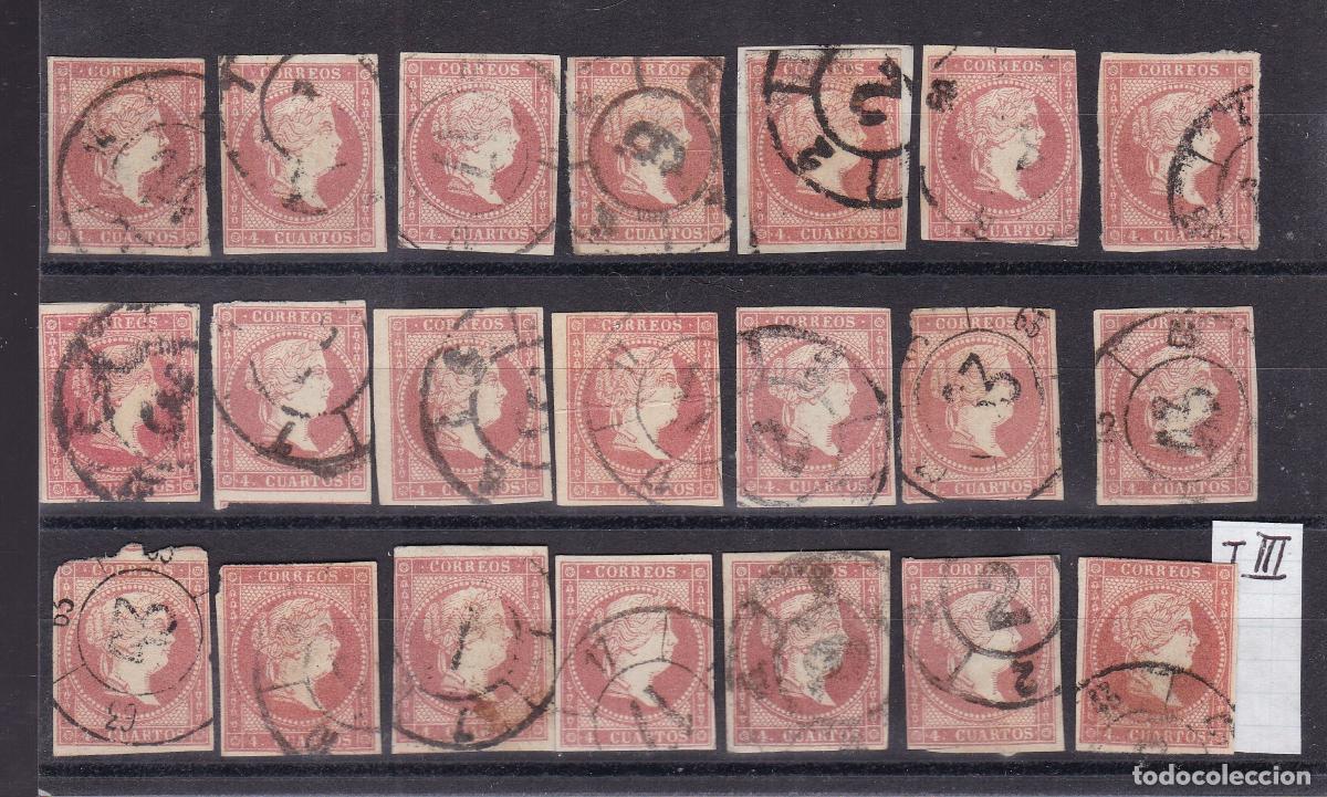 Sellos: AA40- Cl&aacute;sicos Edifil 48B (Tipo III) x 21 Sellos +250 euros