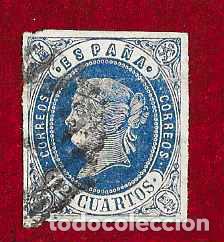 Sellos: Espa&ntilde;a. Edifil n.&ordm; 0059 usado.