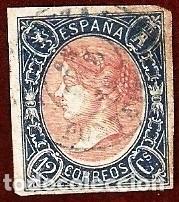 Sellos: Espa&ntilde;a. Edifil n.&ordm; 0070 usado. Fechador azul de Pontevedra.
