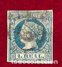 Sellos: Espa&ntilde;a. Edifil 0055. usado - Foto 1