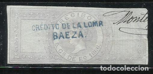 Sellos: 0906-SELLO CLASICO ISABEL II A&Ntilde;O 1866 5 CENTIMOS DE ESCUDO RECIBOS FISCAL FISCAUX STEMPELMARKEN SPAI