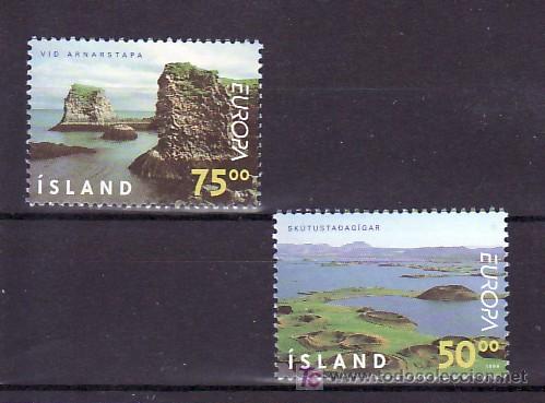 Sellos: islandia 866/7 sin charnela, tema europa 1999, reservas y parques nacionales, - Foto 1 - 11441651