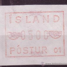 Sellos: ISLANDIA DISTRIBUIDOR 1*** - AÑO 1983 - CIFRAS. Lote 13104810