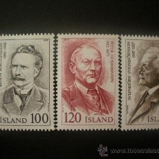Sellos: ISLANDIA 1979 IVERT 500/2 *** MÚSICOS Y COMPOSITORES CELEBRES - PERSONAJES
