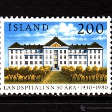 Sellos: ISLANDIA 514** - AÑO 1980 - 50º ANIVERSARIO DEL HOSPITAL NACIONAL