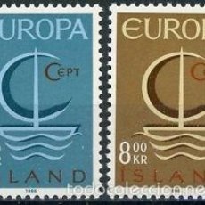 Sellos: ISLANDIA 1966 IVERT 359/60 *** EUROPA. Lote 58015446