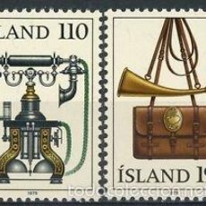 Sellos: ISLANDIA 1979 IVERT 492/3 *** EUROPA - HISTORIA POSTAL. Lote 58015657