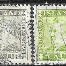 Sellos: SELLOS USADOS DE ISLANDIA 1935, YT 161/ 62, FOTO ORIGINAL.