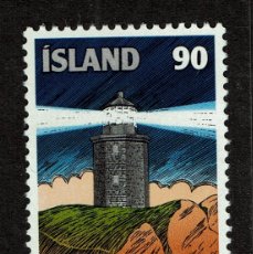 Sellos: SELLOS ISLANDIA, FARO YVERT 490, 1978. Lote 375951079