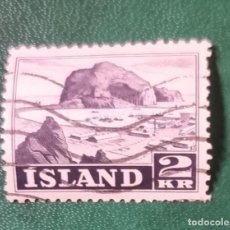 Sellos: SELLO USADO ISLANDIA 1950 PUERTO PESQUERO - ISLA DE VESTMANNAEYJAR. Lote 400347184