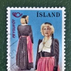 Sellos: SELLO ISLANDIA 1989 TRAJE REGIONAL. Lote 400642129