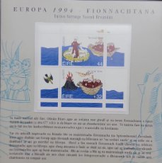 Sellos: EL)1994 IRELAND, BROADCAST ”EUROPE”, THE DISCOVERIES, THE TRAVELS OF SAINT BRENDAN JOINT WITH ICELAN