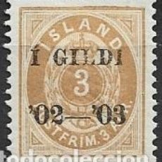 Sellos: ISLANDIA 1902* - CORONA Y CIFRAS ( SOBRECARGA ) - 2304