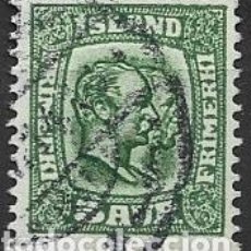 Sellos: ISLANDIA 1907 - REYES CHRISTIAN LX Y FEDERICO VLLL - 2304