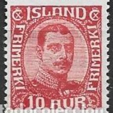Sellos: ISLANDIA 1920* - REY CHRISTIAN X - 2304