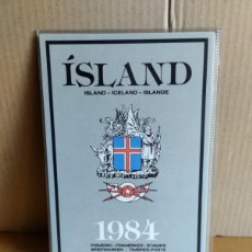 Sellos: ISLANDIA --- CARPETA ANUAL 1984