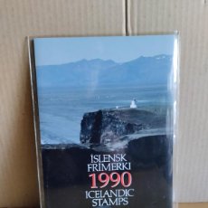 Sellos: ISLANDIA --- CARPETA ANUAL 1990