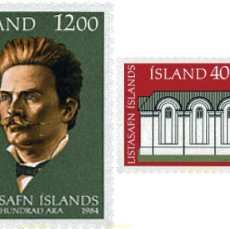 Sellos: 101364 MNH ISLANDIA 1984 CENTENARIO DEL MUSEO DE ARTE NACIONAL