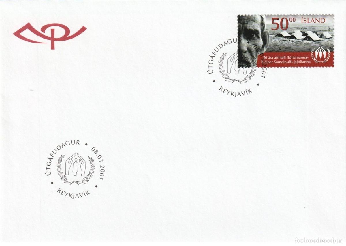 Sellos: Iceland Islande 2001 FDC - Foto 1