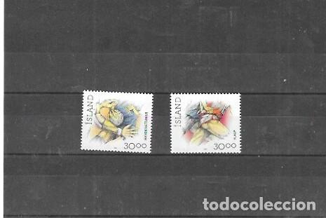 Sellos: ISLANDE N&ordm; 733 AL 734 (**) - Foto 1
