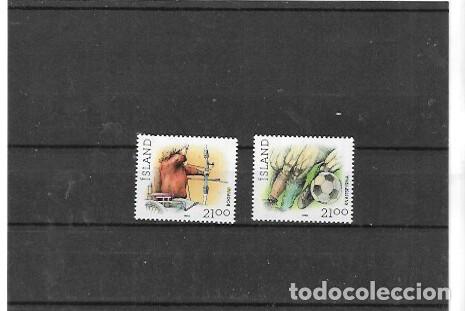 Sellos: ISLANDE N&ordm; 681 AL 682 (**) - Foto 1