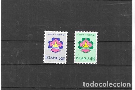 Sellos: ISLANDE N&ordm; 333 AL 334 (**) - Foto 1
