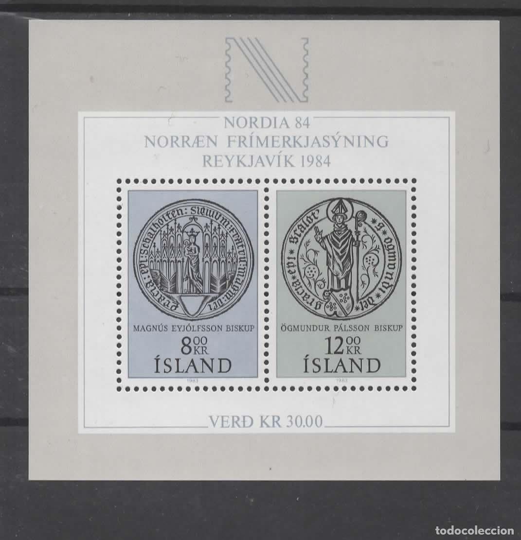 Sellos: ISLANDIA ICELAND NORDIA 84