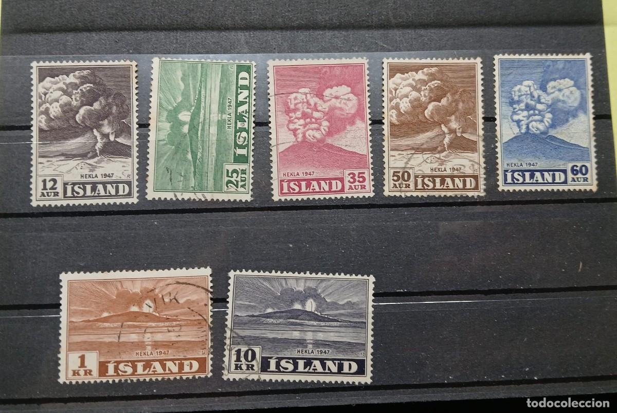 Sellos: Sellos Islandia erupci&oacute;n del Hecla