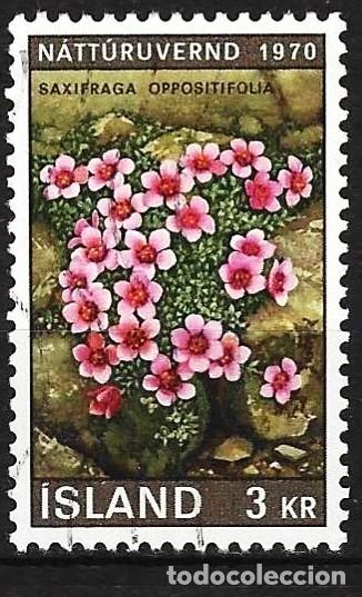 Sellos: Islandia 1970 - Mi 447 - YT 400 - Flores