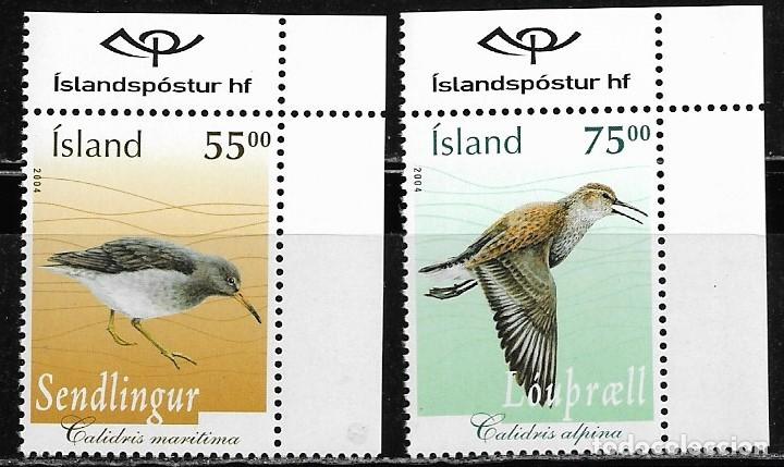 Sellos: ISLANDIA 2004, Ivert 1006/07 - P&Aacute;JAROS LUJO. MNH.