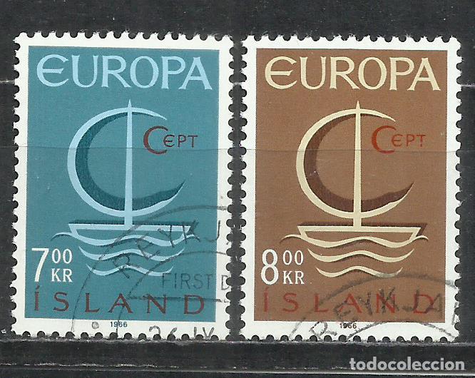 Sellos: 8054 - LUJO SERIE COMPLETA ISLANDIA EUROPA 1966 N&ordm;359/360 BONITOS.
