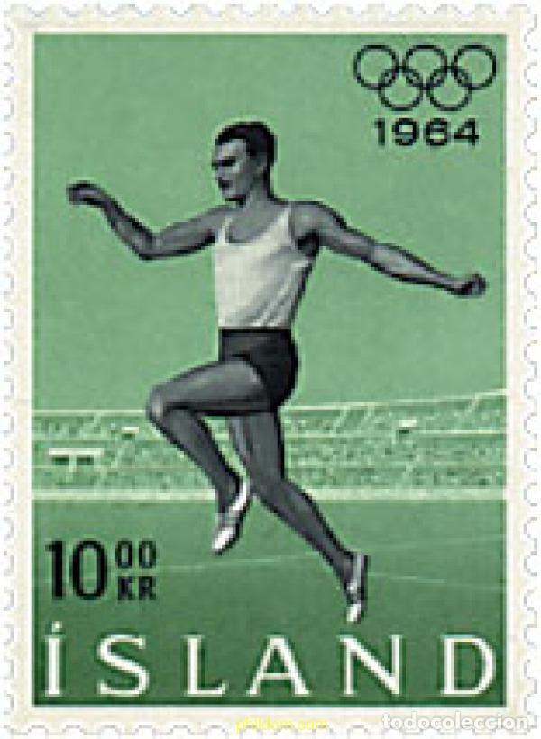 Sellos: 66879 MNH ISLANDIA 1964 18 JUEGOS OLIMPICOS VERANO TOKIO 1964