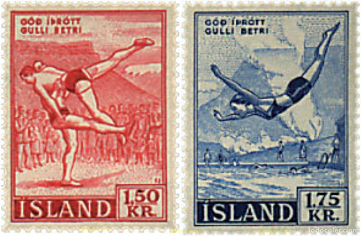 Sellos: 66872 MNH ISLANDIA 1957 DEPORTES