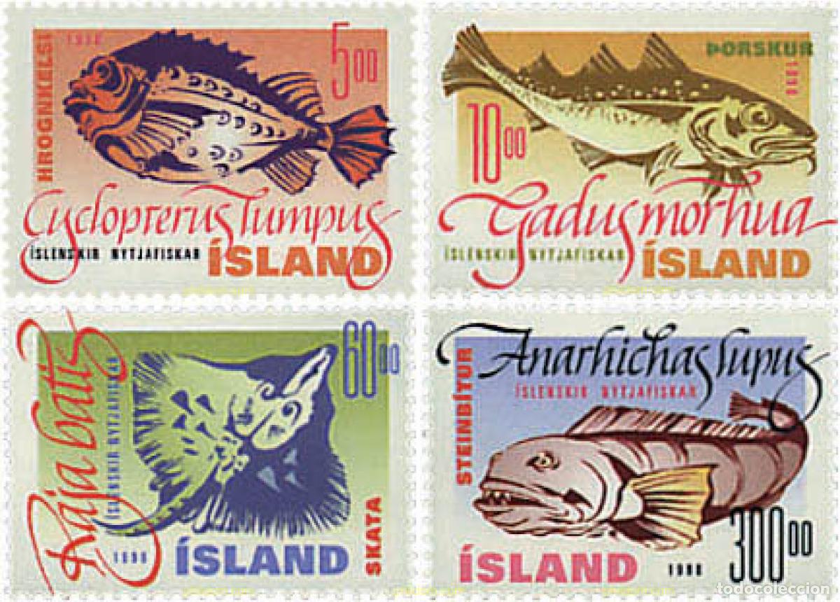 Sellos: 66936 MNH ISLANDIA 1998 A&Ntilde;O INTERNACIONAL DE LOS OCEANOS