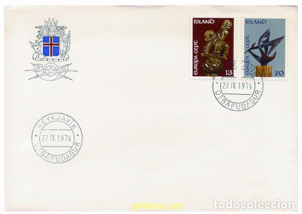 Sellos: 23715 MNH ISLANDIA 1974 EUROPA CEPT. ESCULTURAS