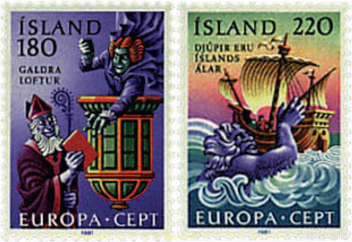 Sellos: 62454 MNH ISLANDIA 1981 EUROPA CEPT. FOLCLORE