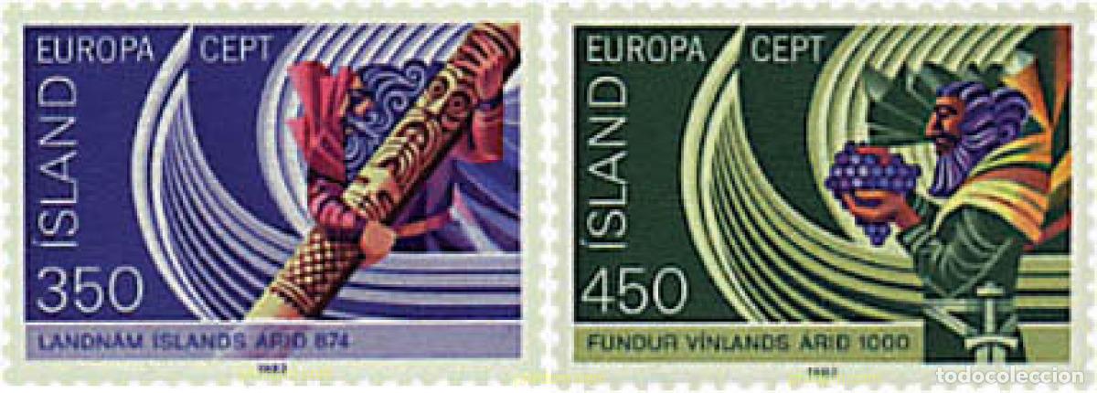 Sellos: 62492 MNH ISLANDIA 1982 EUROPA CEPT. HISTORIA