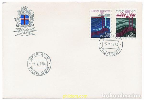 Sellos: 23983 MNH ISLANDIA 1983 EUROPA CEPT. GRANDES OBRAS DE LA HUMANIDAD