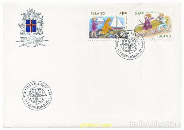 Sellos: 24191 MNH ISLANDIA 1989 EUROPA CEPT. JUEGOS INFANTILES