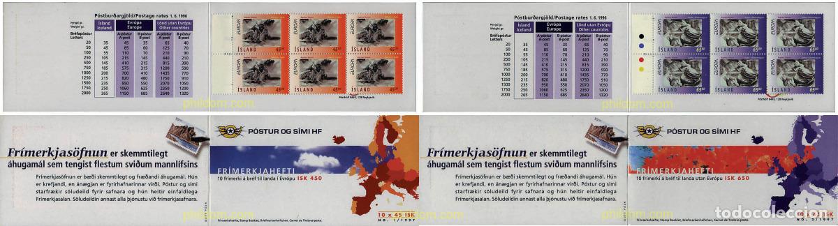 Sellos: 2392 MNH ISLANDIA 1997 EUROPA CEPT. CUENTOS Y LEYENDAS