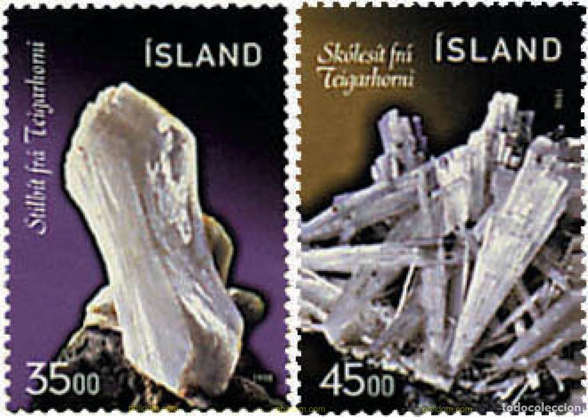 Sellos: 66937 MNH ISLANDIA 1998 MINERALES