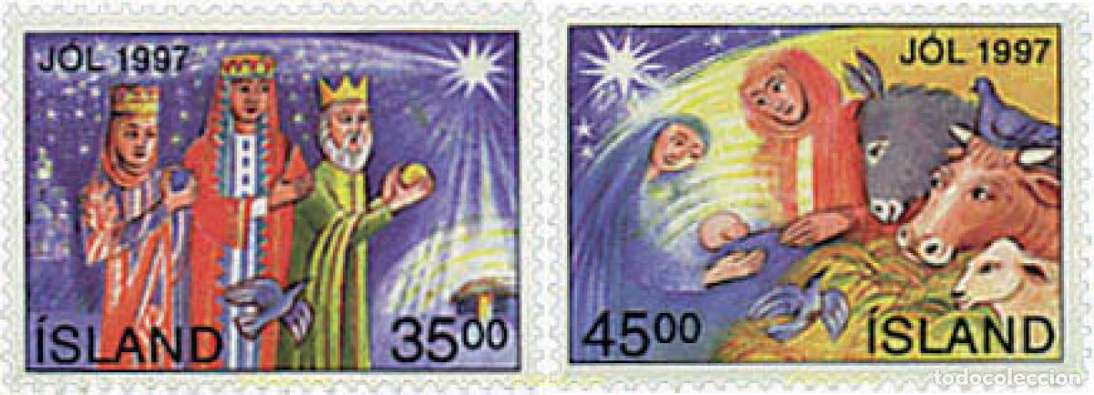 Sellos: 31208 MNH ISLANDIA 1997 NAVIDAD