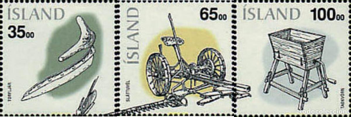 Sellos: 101094 MNH ISLANDIA 1998 MAQUINARIA AGRICOLA ANTIGUA