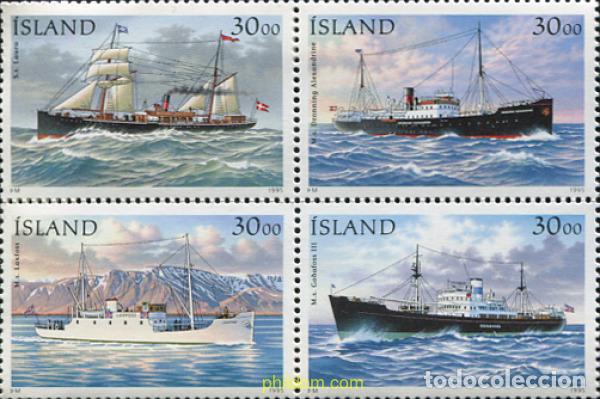 Sellos: 327660 MNH ISLANDIA 1995 BARCOS CORREO