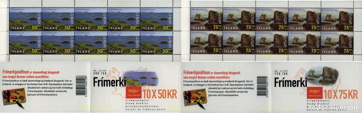 Sellos: 2400 MNH ISLANDIA 1999 EUROPA CEPT. RESERVAS Y PARQUES NATURALES