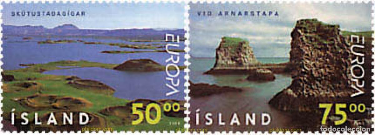 Sellos: 63172 MNH ISLANDIA 1999 EUROPA CEPT. RESERVAS Y PARQUES NATURALES